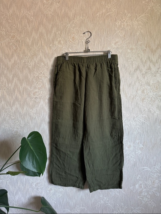 Coldwater Creek Pants - Coldwater Creek Olive Green Gauze Pants
